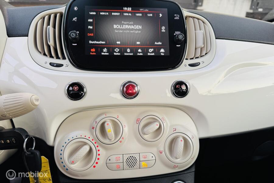 Fiat 500 1.2 Lounge Cruise Groot scherm PDC