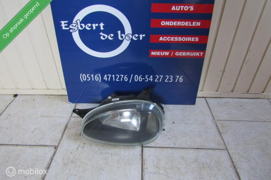 Koplamp zwart opel corsa b links nieuw