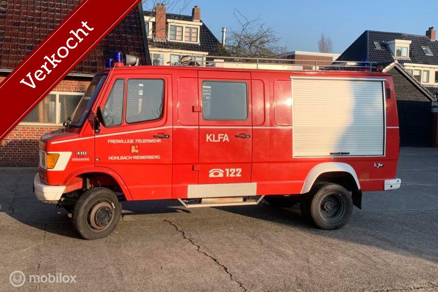Mercedes 410 4x4 benzine 17duizend kilometer Brandweer 1989