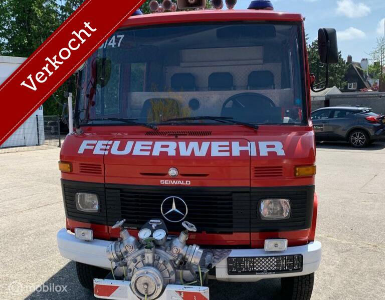 Mercedes 613 diesel 31.500 km in topstaat, brandweer camper