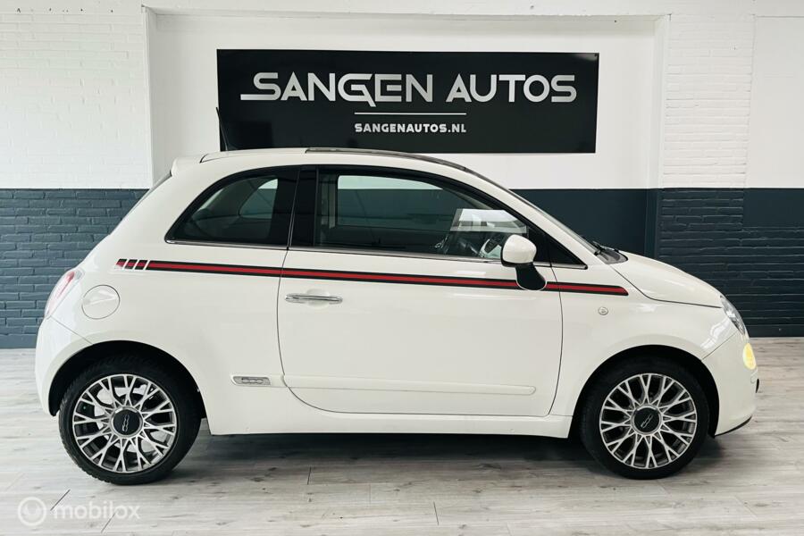 Fiat 500 1.2 Lounge/leer/clima/pano schuifdak/16inch