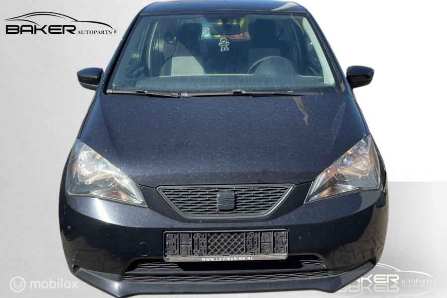 Voorkop (compleet) zwart Seat Mii  ('12-'18) LC9X