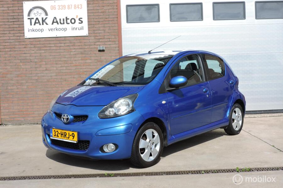 Toyota Aygo 1.0-12V Dynamic Blue/5dr/Airco/boekjes/en NAP