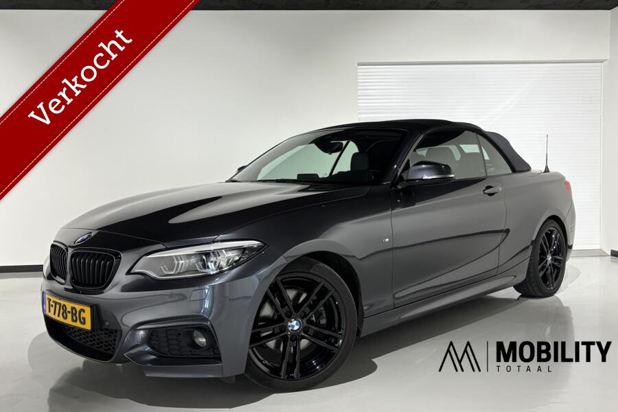 BMW 2-serie Cabrio 220i M Sport 184pk AUT LCI|Facelift|H&K|18''|Leder|Navi|Shodowline|Dealer onderhouden|