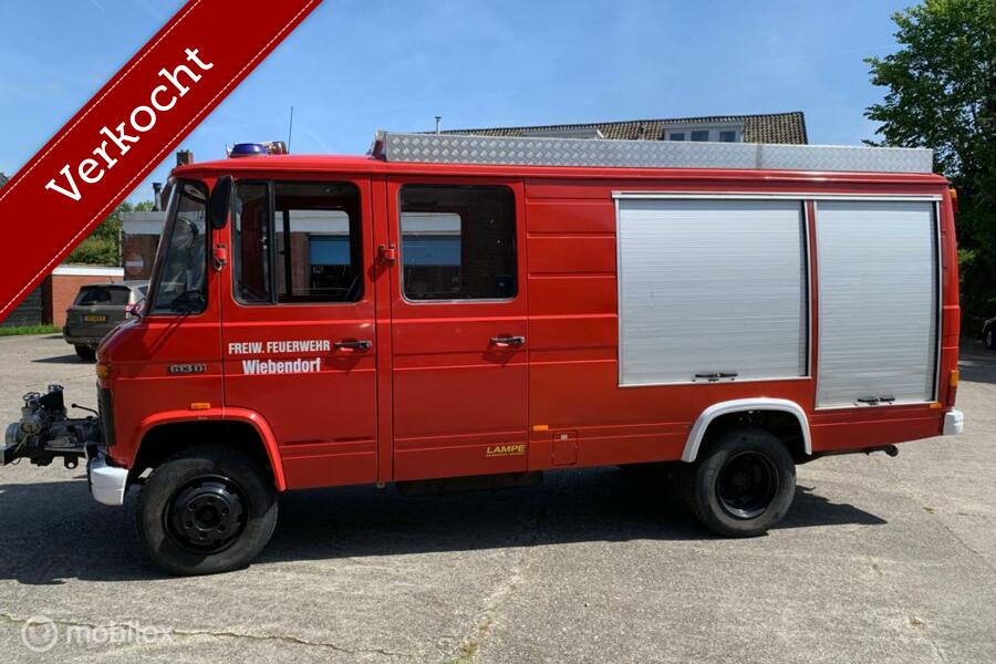 Mercedes 613 diesel 31.500 km in topstaat, brandweer camper