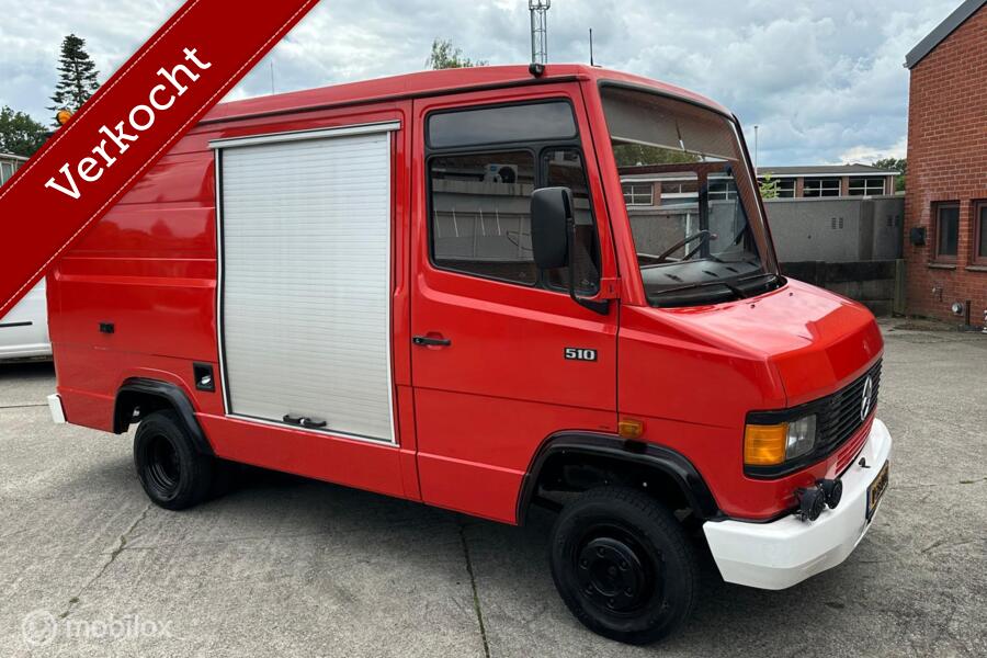 Verkocht Mercedes 510 benzine 23250 km brandweer camper 1987