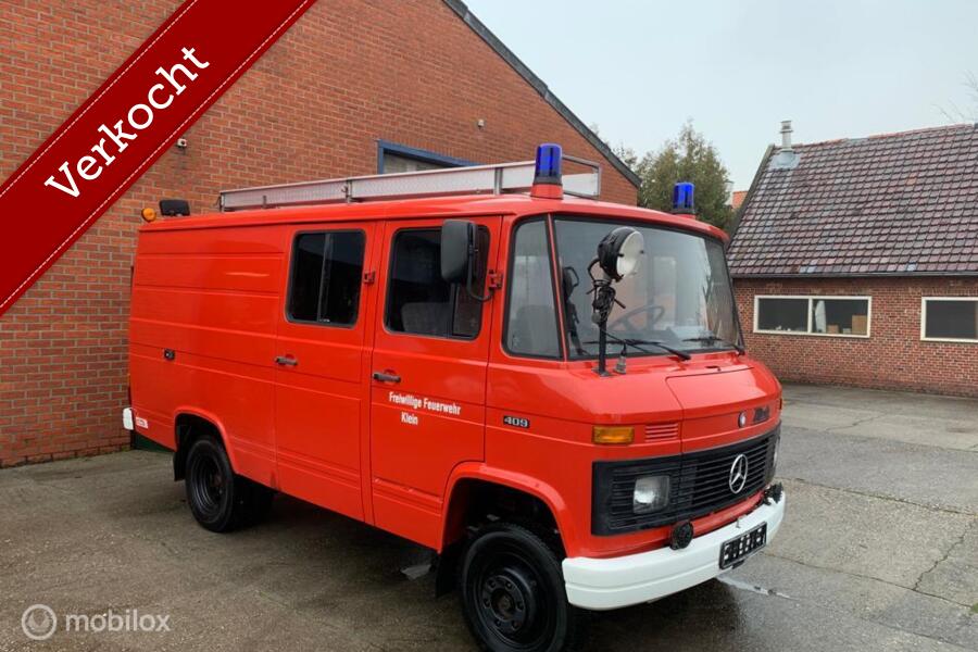 Mercedes 409  1982  brandweer 16000 km camper