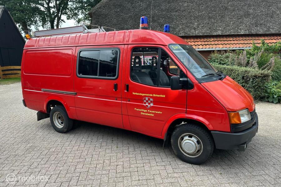 Ford Transit 1987 benzine brandweer23 D km lang en hoog