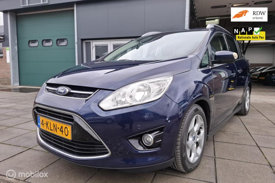 Ford Grand C-Max 1.0 Lease Titanium/clima/navi/trekhaak