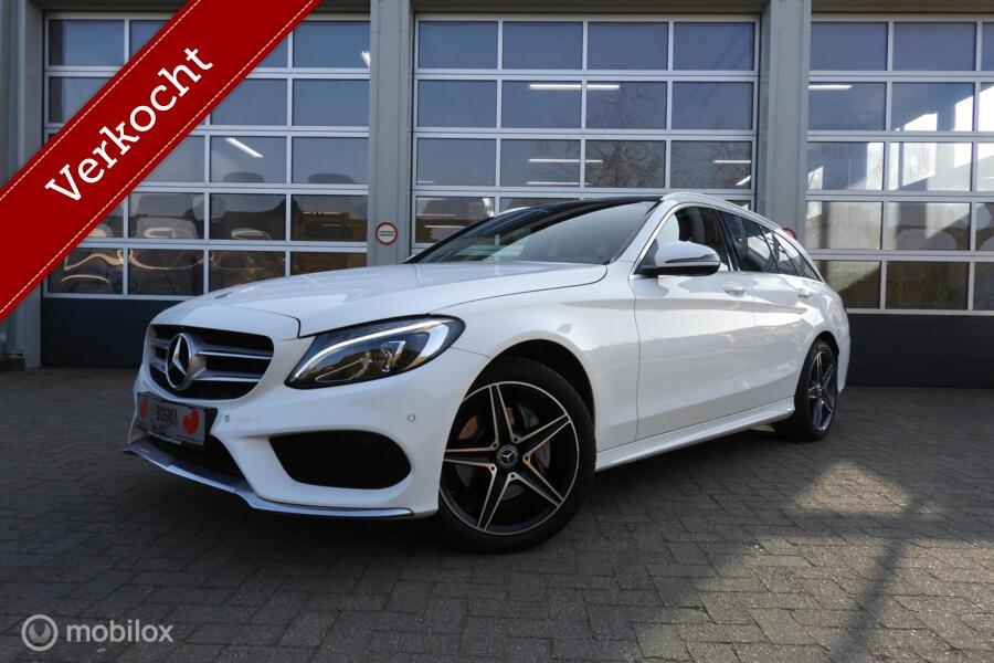 Mercedes C-klasse Estate 200d , AMG Pakket, Panoramdak , FUll optie's