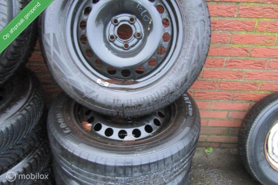 Stalen velgen set vw polo 5 gaats 5,5 j x 15 et40