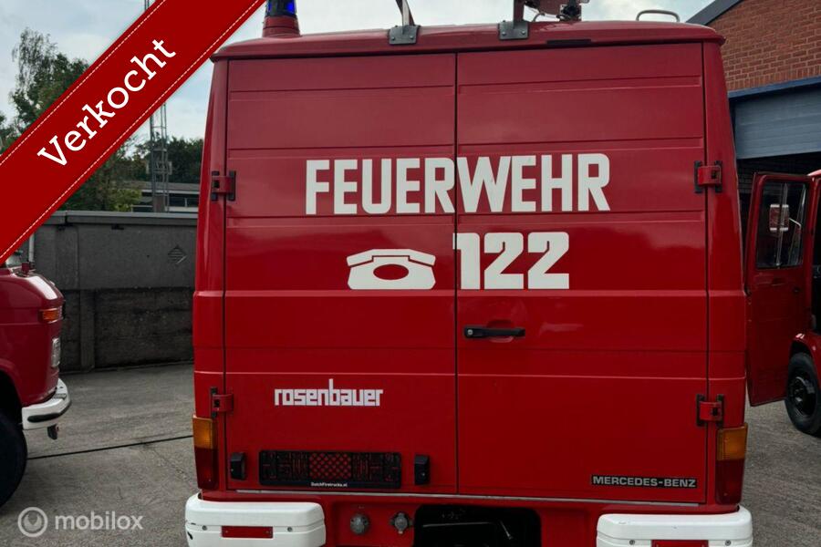 Verkocht Mercedes 508 Hoog D Bandweer 20300 kilometer Camper