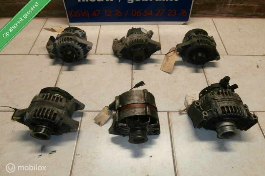 Dynamo 2.0 en 2.0 motor  Opel Rekord Manta Kadett Ascona GT