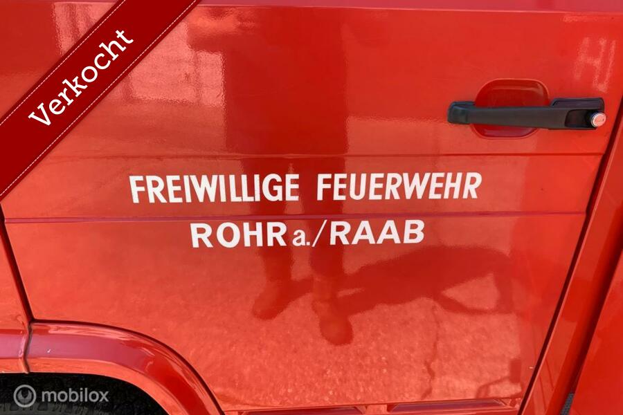 Mercedes 508 D  8.189 KM Brandweer camper