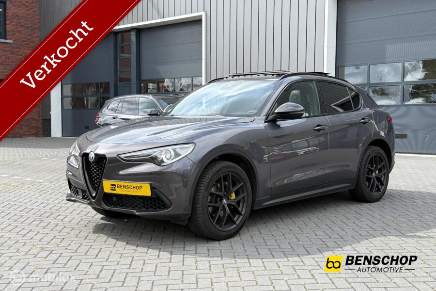 Alfa Romeo Stelvio 2.0 T AWD BI-Tech Panodak Navi Carplay Camera Leer 19 inch