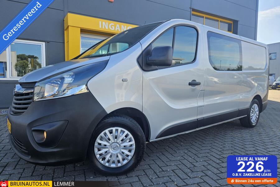 Opel Vivaro 1.6 CDTI L2H1 DC 125pk Airco Trekhaak Marge
