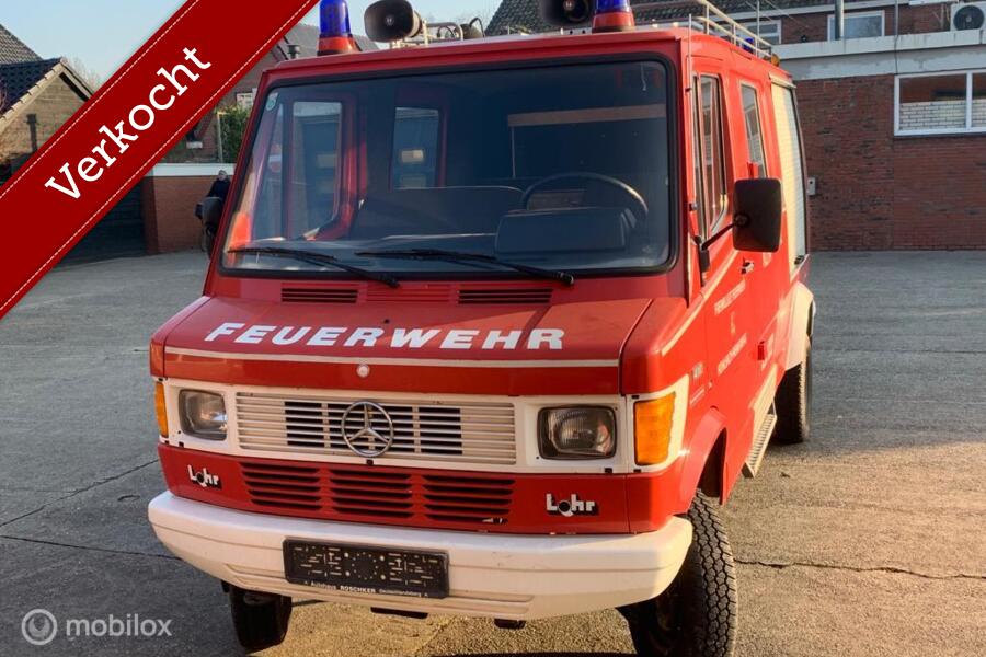 Mercedes 410 4x4 benzine 17duizend kilometer Brandweer 1989