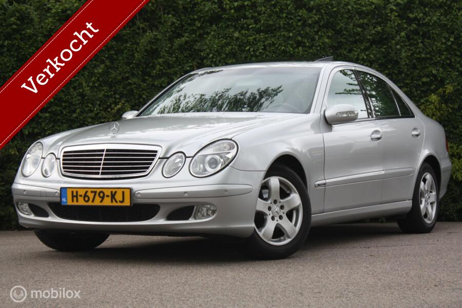 Youngtimer Mercedes E200 K. AUT schuifdak/stoelverw/historie