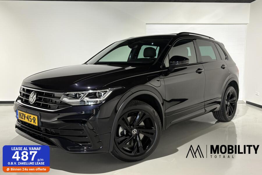 Volkswagen Tiguan 1.4 TSI eHybrid 245pk|R-Line|Black|Panodak|Trekhaak|360|IQ Led koplampen|Carplay|Sfeer verlichting|ACC|