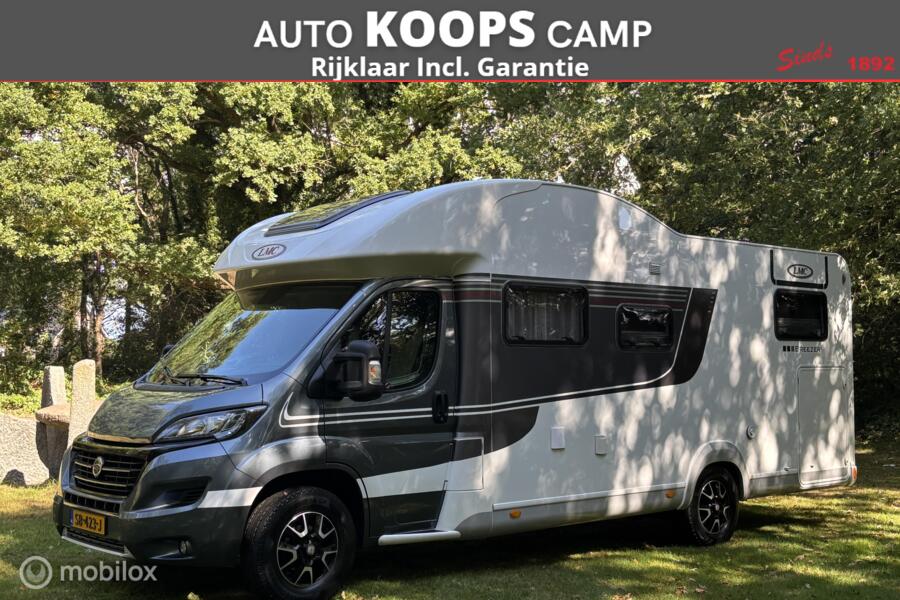 LMC Breezer H737 G Fiat 2.3 150pk Euro 6 | Enkele-bedden | Hefbed | Aparte douche/ wc | XXL Garage | Camera | Fietsendrager | 63dkm | TOPSTAAT