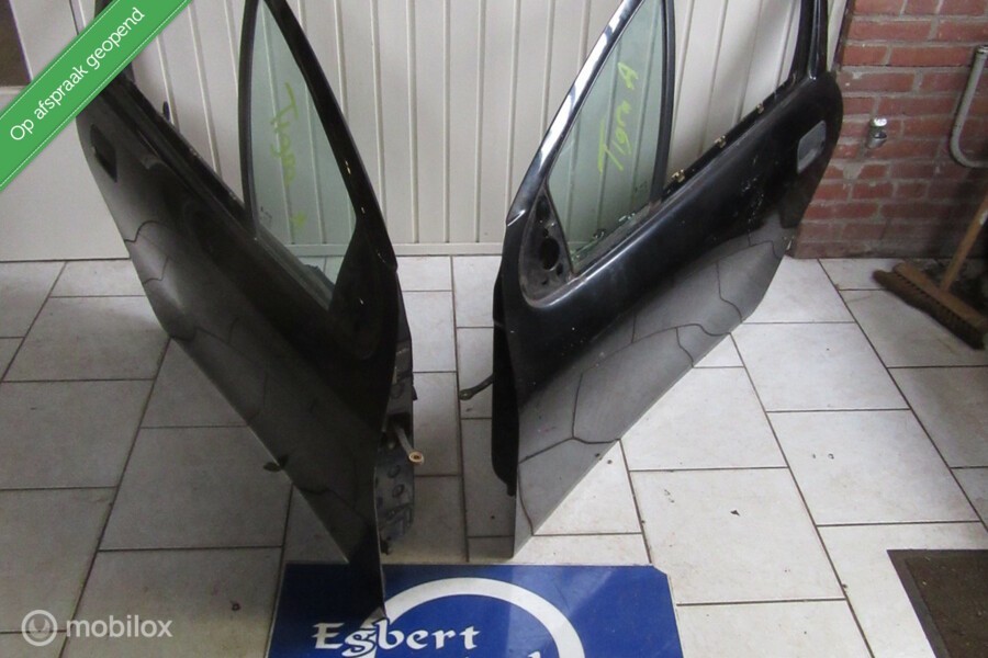 Deur deuren links + rechts Opel Tigra, bj 1994 t/m 2000