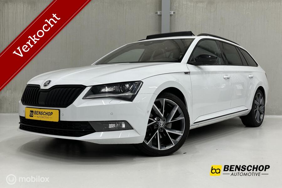Skoda Superb 1.4 TSI ACT Sportline Pano Alcantara Canton Trekhaak Acc Navi Carplay LED
