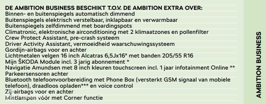 Skoda Octavia Combi 1.0 TSI Greentech Ambition Business