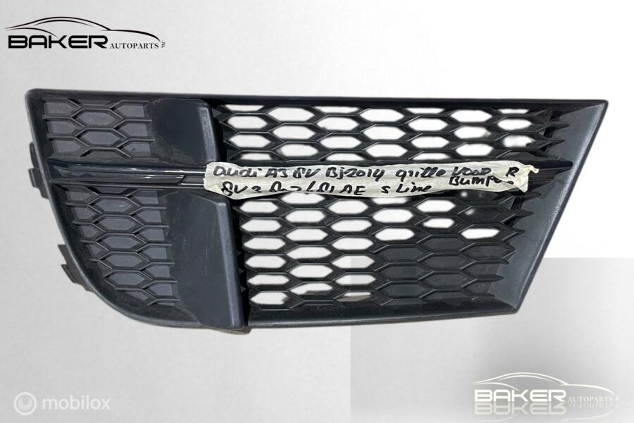 Bumper rooster S-Line Audi A3 8V ('13-'24) 8V3807681AE