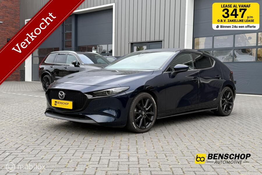 Mazda 3 2.0 e-SkyActiv-X M Hybrid 180 Luxury Leer Bose Navi Camera Carplay