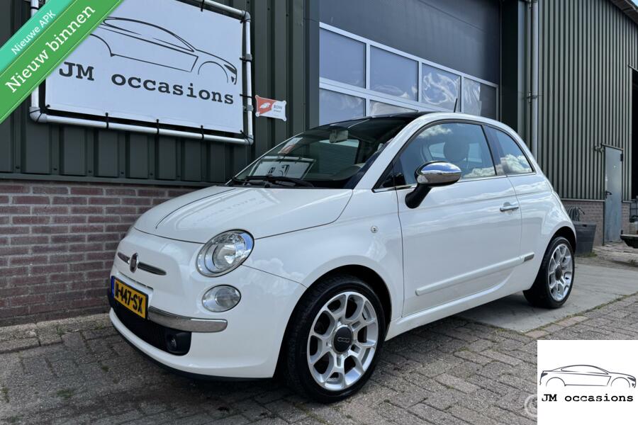 Fiat 500 1.2 Lounge|Airco|Pano|Bleutooth|Parkeer sensors|