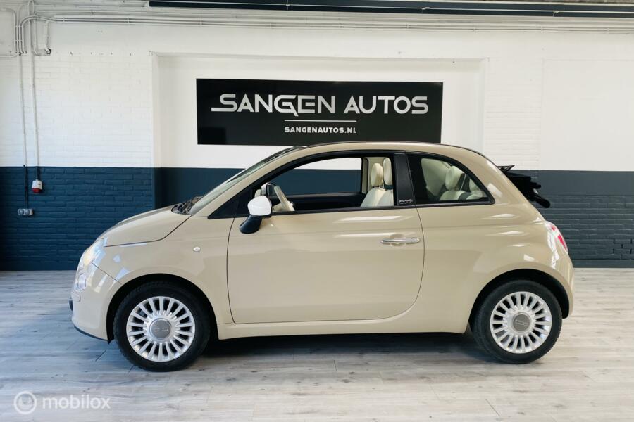 Fiat 500 Cabrio 1.2 Lounge/Cappucino kleur