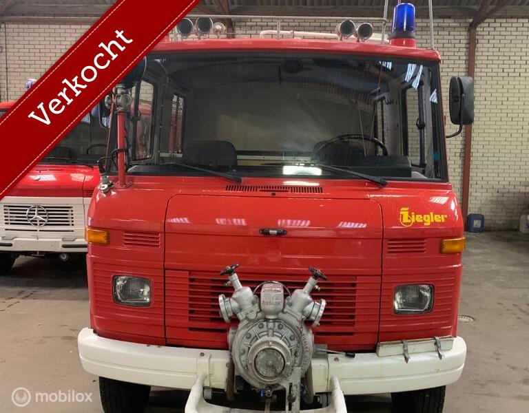 Mercedes 608 D XXL  Brandweer Camper Foodtruck 29 d km