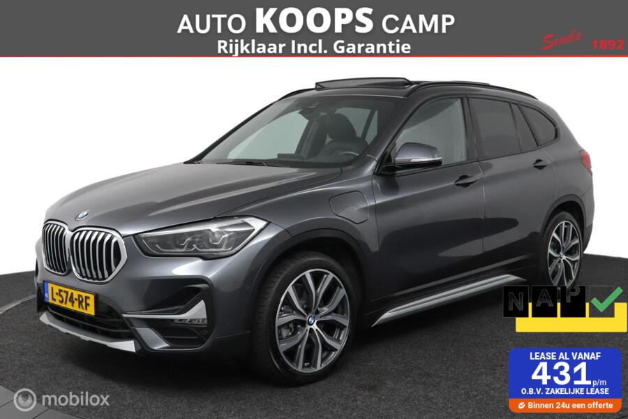 BMW X1 xDrive25e eDrive Edition plug in hybride | M-Sport | Pano-dak | Zwart-leder | 19LMV | Elektr. achterklep | HUD| Vol Opties | NL Auto | DEALER-STAAT