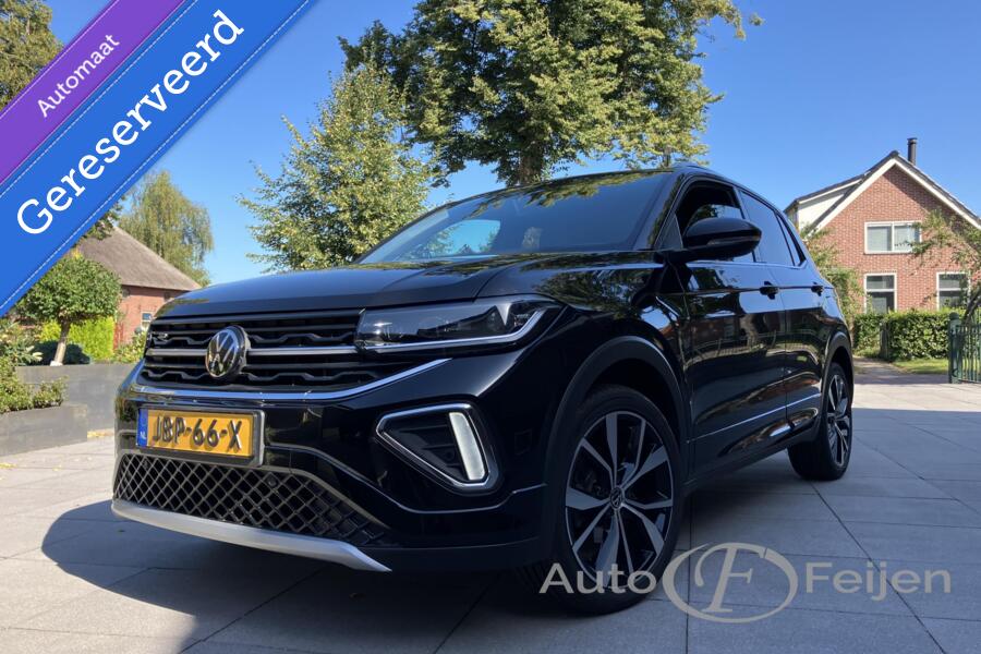 Volkswagen T-Cross 1.0 TSI R-Line DSG VIRTUAL COCKPIT NAVIGATIE CAMERA CLIMA AIRCO  ADAPTIVE CRUISE CONTROL STOEL VERWARMING DONKERGLAS  18 INCH IQ - LICHT