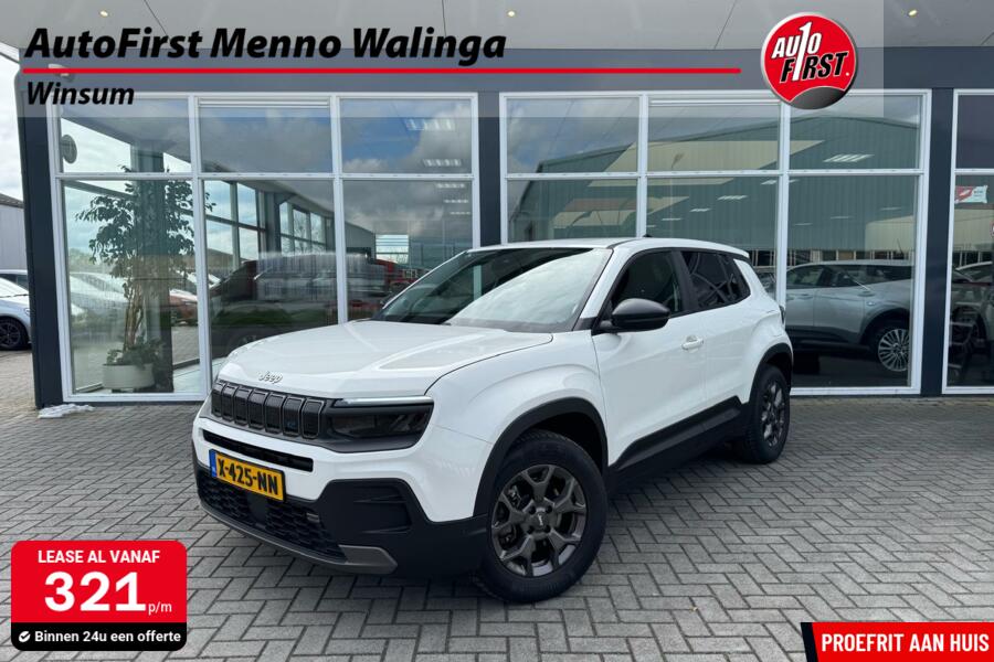 Jeep Avenger Longitude 54 kWh | Apple carplay /Android auto | Navigatie | Airco | 385 WLTP |