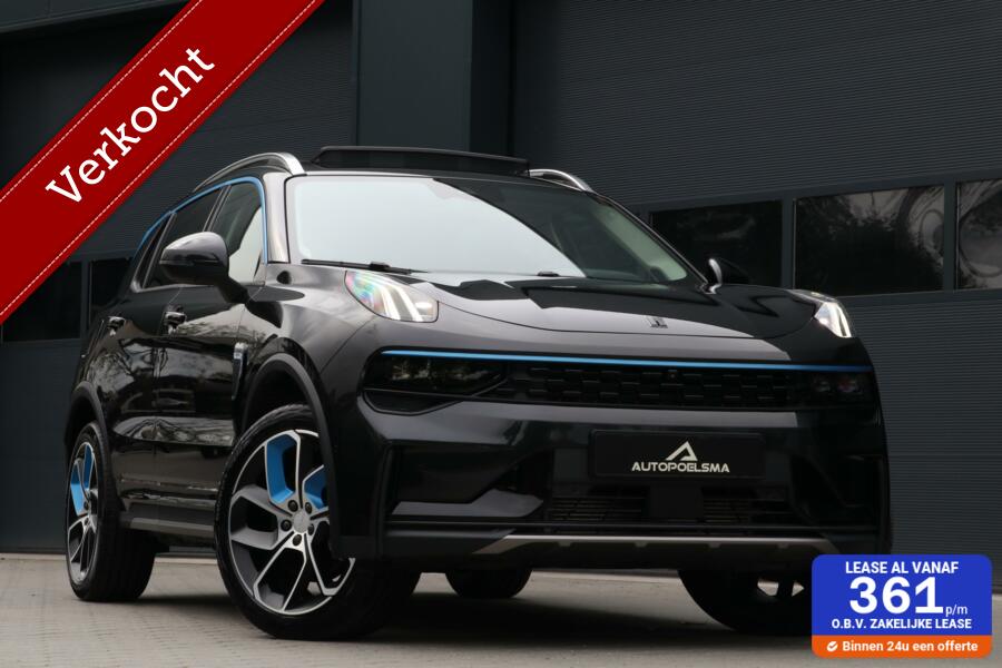 Lynk & Co 01 1.5 Plugin 360View Panodak Blindspot MemoryZetels 1800KG Trekgewicht Fabrieksgarantie 8300KM BJ2022