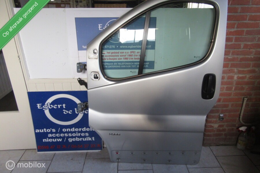 Deur links/rechts  zilver metallic, Vivaro Trafic Primastar