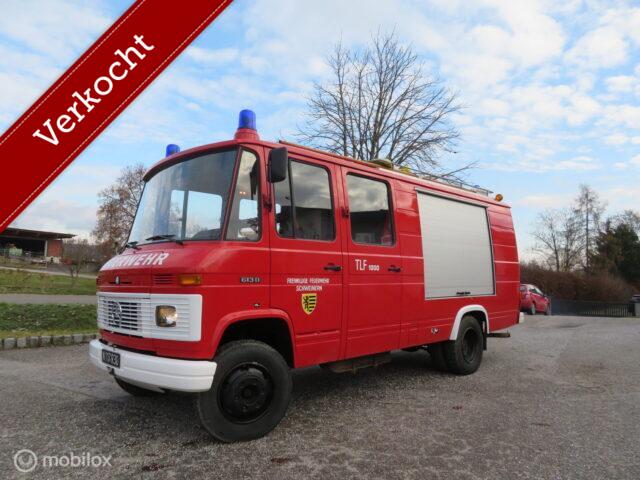 Mercedes 613 diesel 12 duizend kilometer brandweer camper