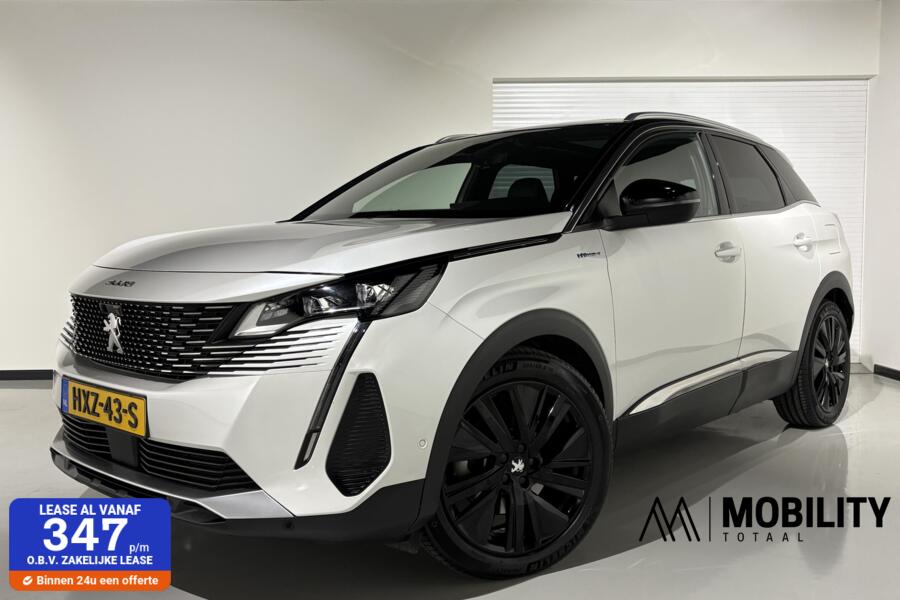 Peugeot 3008 1.6 HYbrid4 300PK GT|Black Line|Panodak|Leder|4x4|360|Carplay|Navi|PDC|ACC|Side assist|Lane Assist| Night Vision|