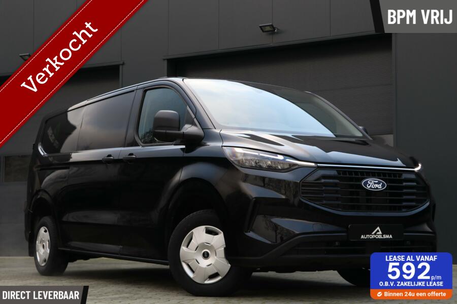 Ford Transit Custom 320 2.0 TDCI L2H1 Adaptiv Cruise Led Carplay Stoelverw Camera VirtualDash 5Jr Garantie! Nieuw!