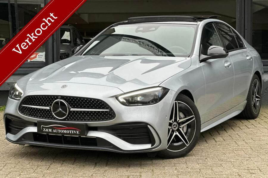 Mercedes-Benz C-klasse 200 AMG Hybride Aut|Pano|360º|Memory|Burmester