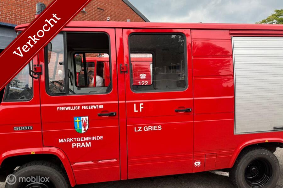 Verkocht Mercedes 508 Hoog D Bandweer 20300 kilometer Camper