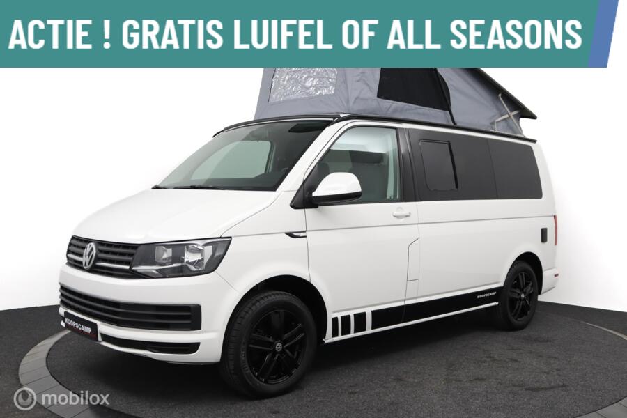 VW Transporter Buscamper 2.0TDi 102Pk Inbouw nieuw California-look 4-slaapplaatsen | Slaaphefdak | NIEUWSTAAT