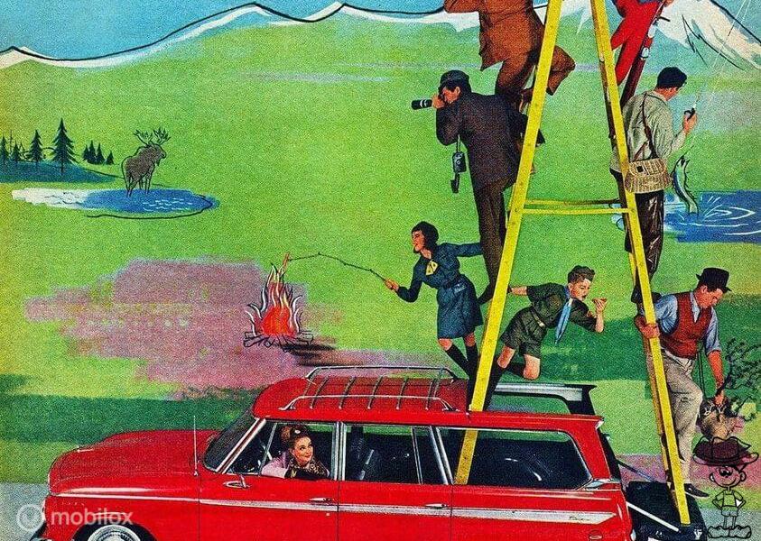 Studebaker Lark Daytona wagonaire  sliding roof v8 1963 surfwagon