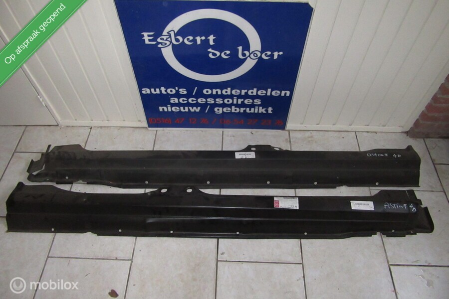 inlas dorpel Opel Astra F 4 deurs, bj 1991 tm 1997