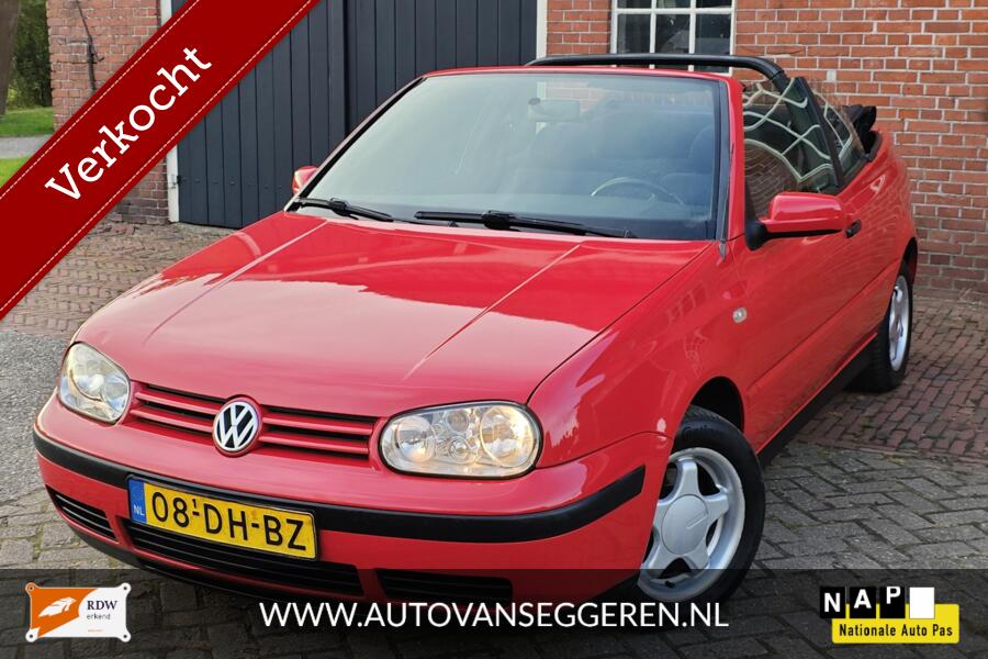 Volkswagen Golf Cabrio 1.8 /Nwe. APK/Garantie / Elek ramen
