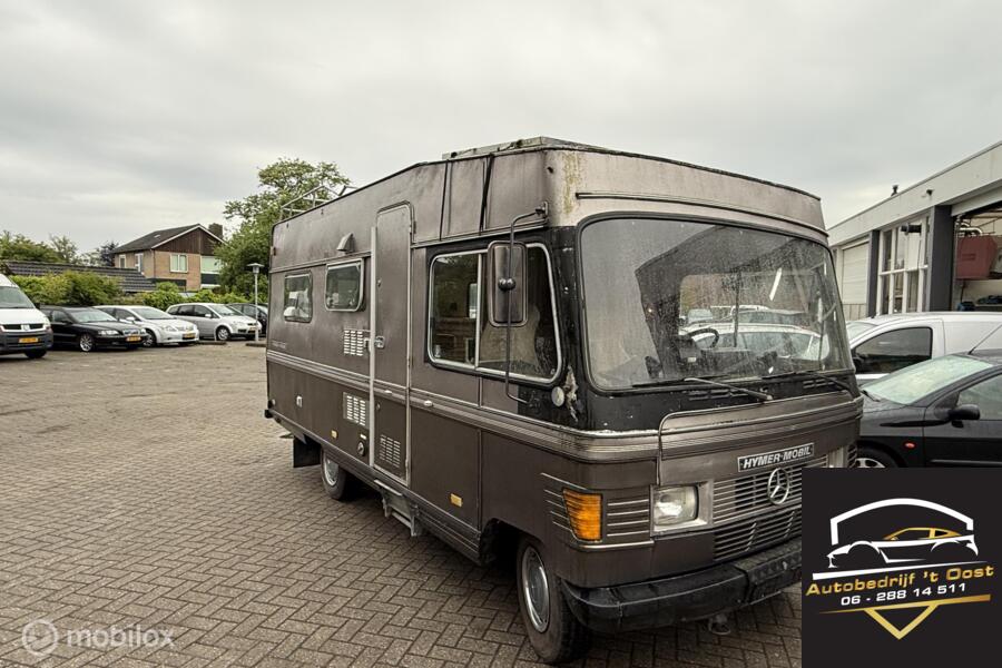 mercedes hymer  601 D 28 starten en lopen met accubooster