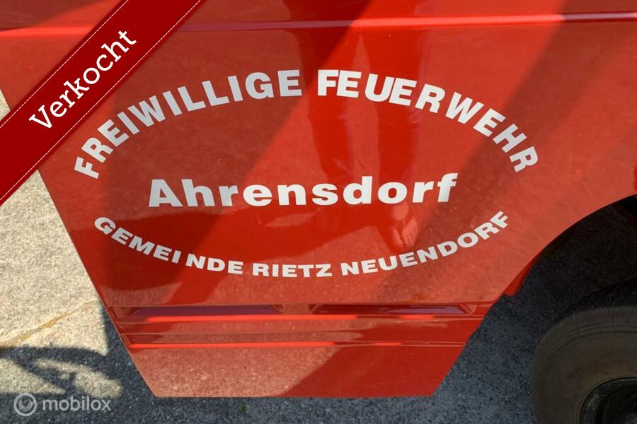 Mercedes 409 benzine 1978 Brandweer Camper