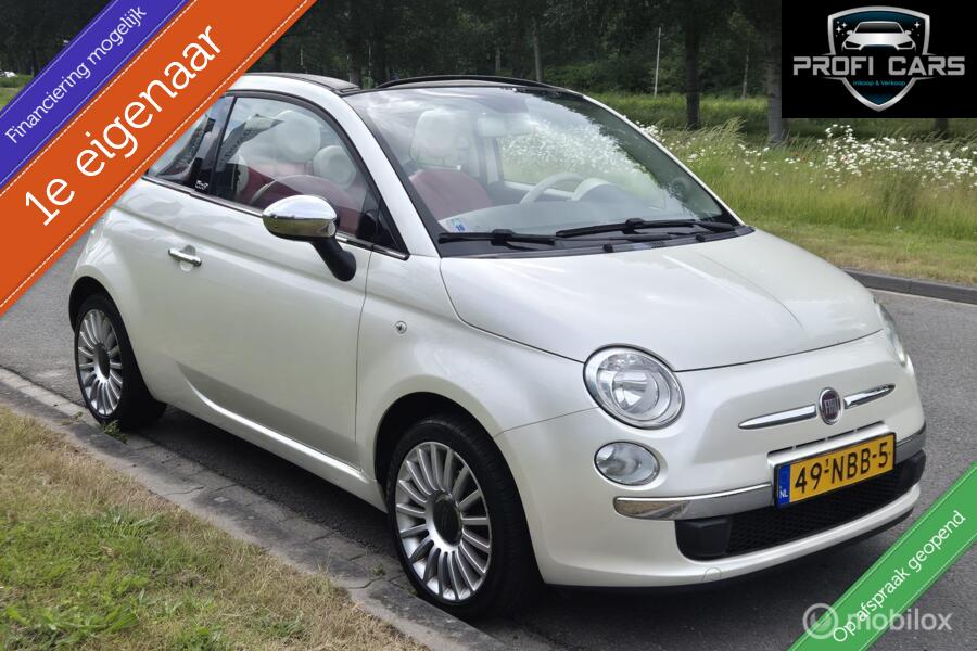 Fiat 500 1.4-16V Lounge Cabrio Leder Apk Tm 09-2026