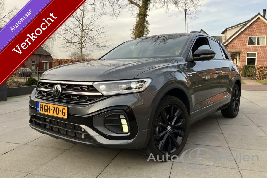 Volkswagen T-ROC BISINESS 1.5 TSI DSG 3X R-LINE PANORAMADAK KEYLES Q LICHT MATRIX CAMERA BLACK STYLE SIDE ASSIST STOEL/STUUR VERW DYNAMASCH KNIPPERLICHT EEC 18 INCH LM